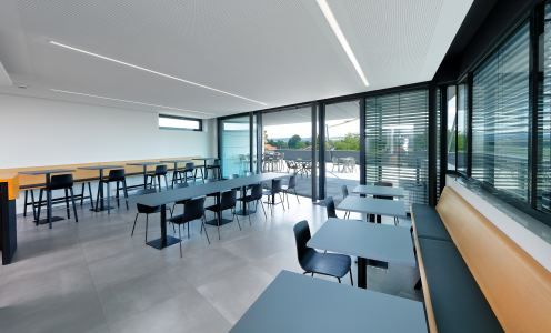 Mitarbeiterkantine mit Aussicht - Schmieder GmbH - Statik- Kuttruff