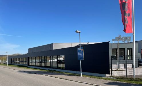 Aussenansicht Lagerhalle Sigg Fahrzeugbau GmbH Außenansicht-Lagerhalle-Verwaltung-Sigg-Bad-Wurzach