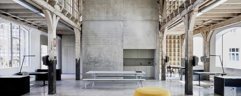 Offener Innenbereich - Nutzung durch eine Werbeagentur Sanierung-Statik-Tragwerk-Kuttruff-Ingenieure