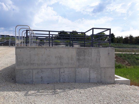 Regenklärbecken und Retensionsbecken B31 Neu, Überlingen