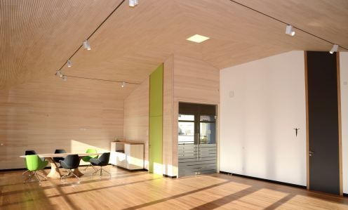 Holzbau schafft Gemütlichkeit.