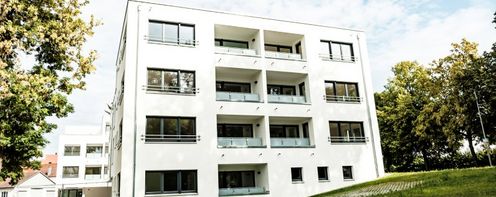 Wohnen am Stadtsee - drei Gebäude - einen Einheit Wohnen-am-Stadtsee-Eigentumswohnungen-Kuttruff-Ingenieure