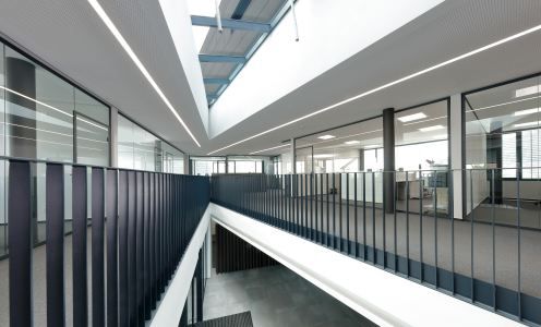 Ein Blick von der Galerie - Schmieder GmbH