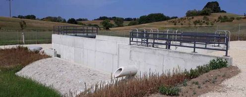 Retensionsbecken-Überlingen-Tragwerksplanung-Beckenbücher Regenklärbecken-Retensionsbecken-Überlingen-Tragwerk