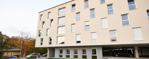Studentenwohnheim - Aussenansicht Studentenwohnheim Weisse Rose Weingarten
