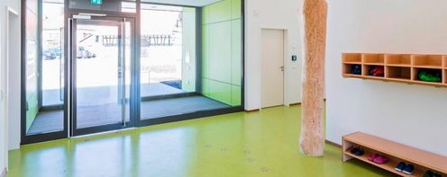 Kindergarten Röthenbach - helle, frische Grüntöne Kindergarten